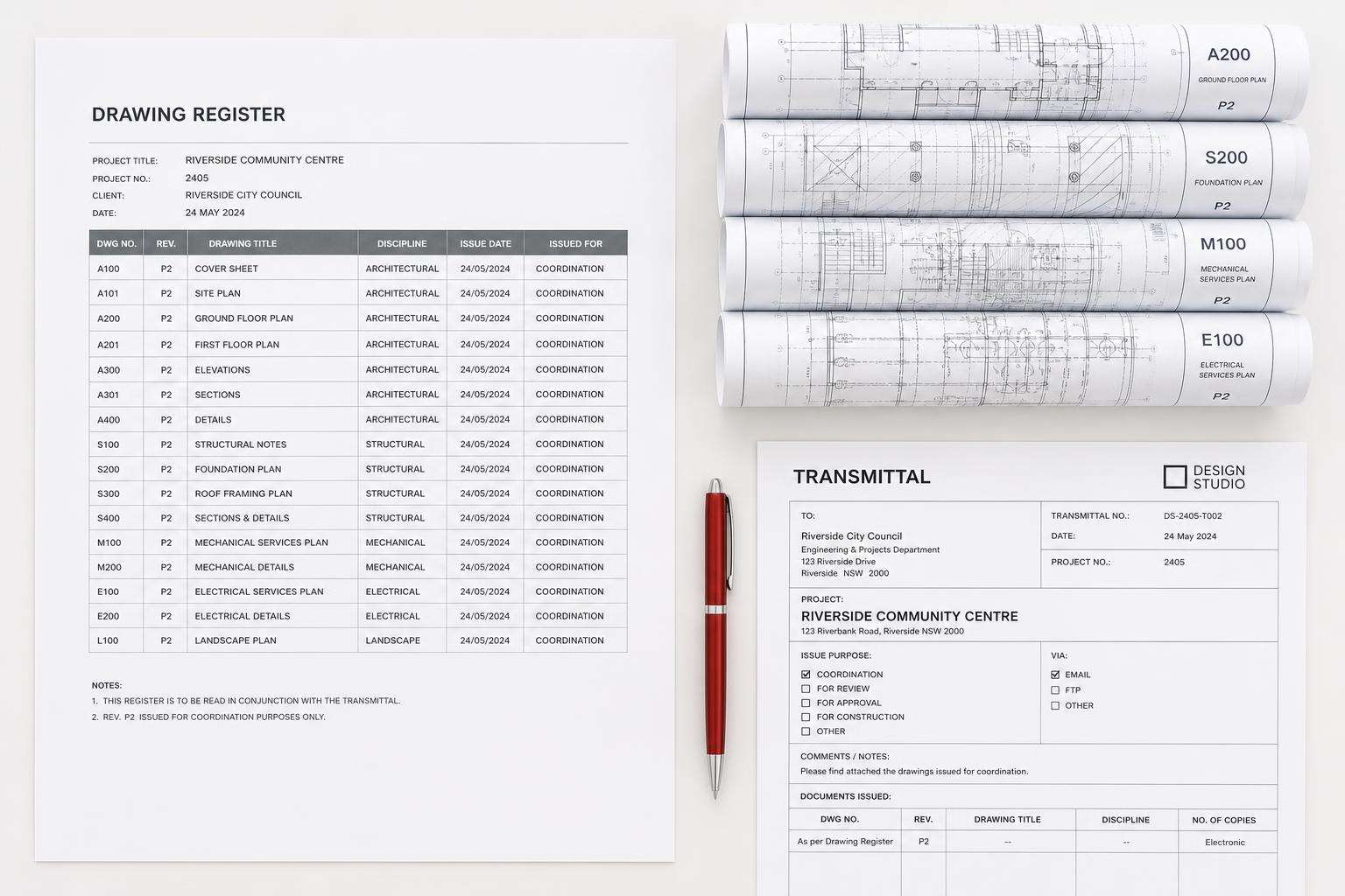 Drawing Issues, Revisions and the Drawing Register