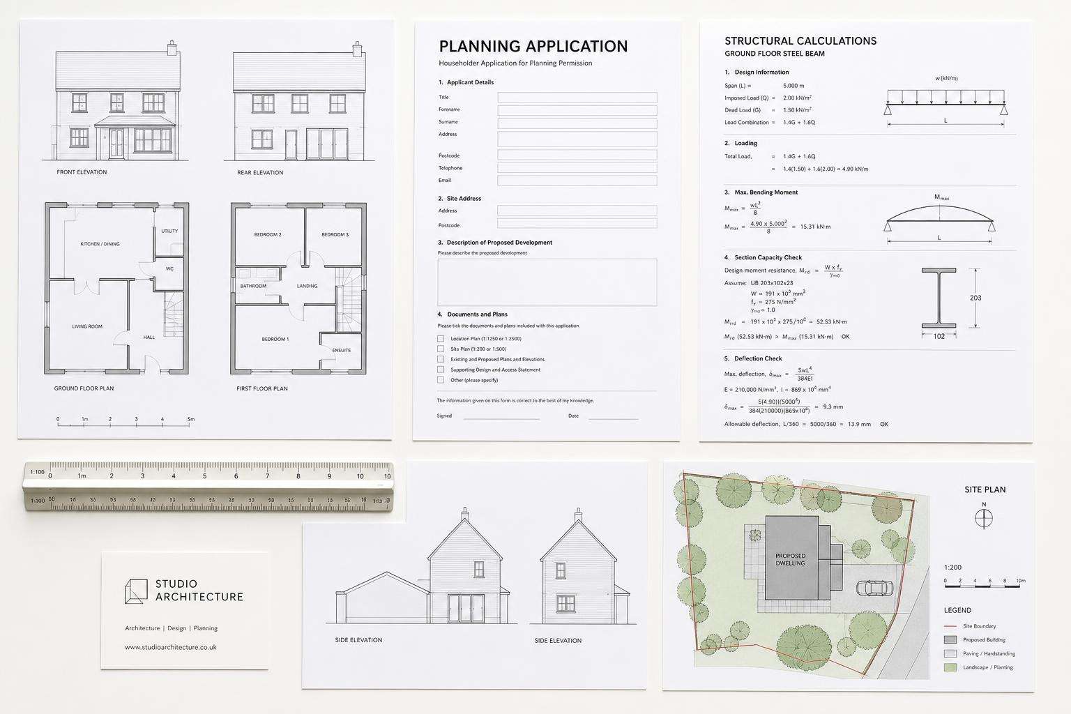 What Goes in a Planning Pack vs a Building Regulations Pack?